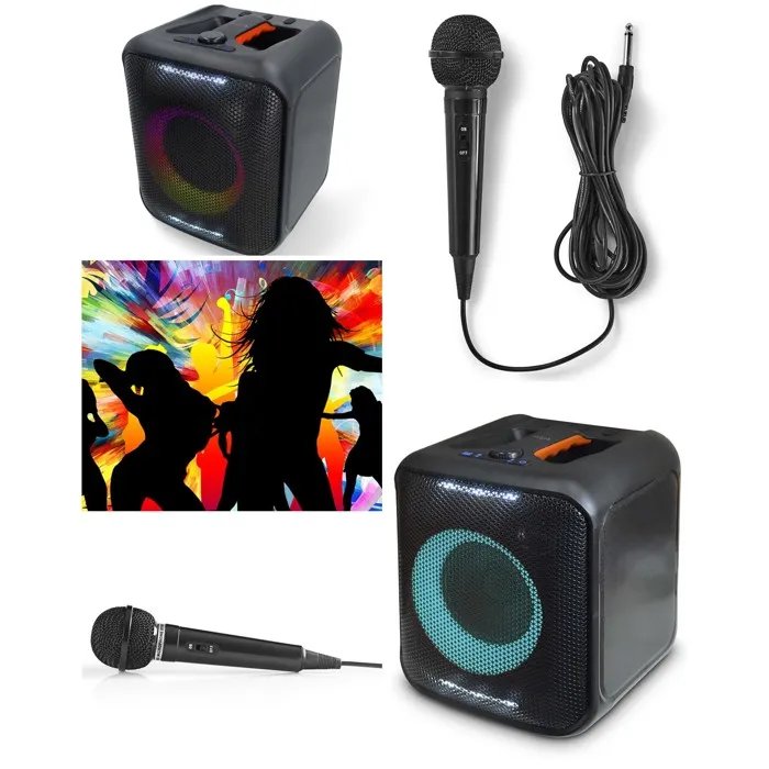 Haut-parleur portable Bluetooth Audio Club 150 W PARTY KARAOKE RGB TWS stéréo - Micro haute qualité