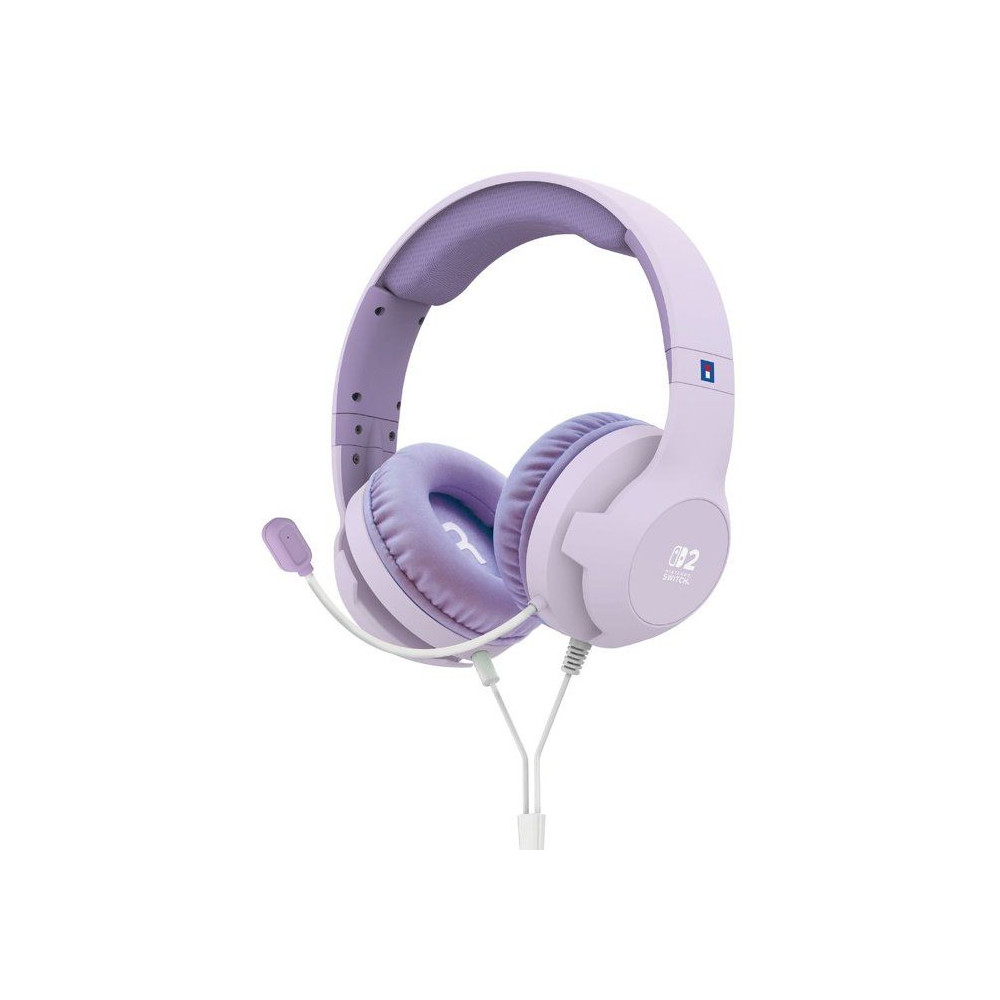 Hori Licensed Nintendo Switch 2 Wired Gaming Headset - Purple