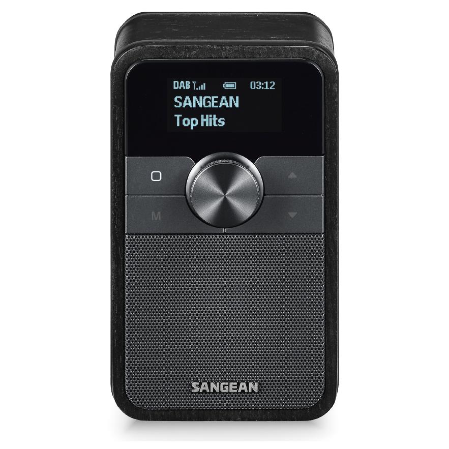 Sangean DDR-8 Digital Wooden Radio with Bluetooth, Midnight Oak