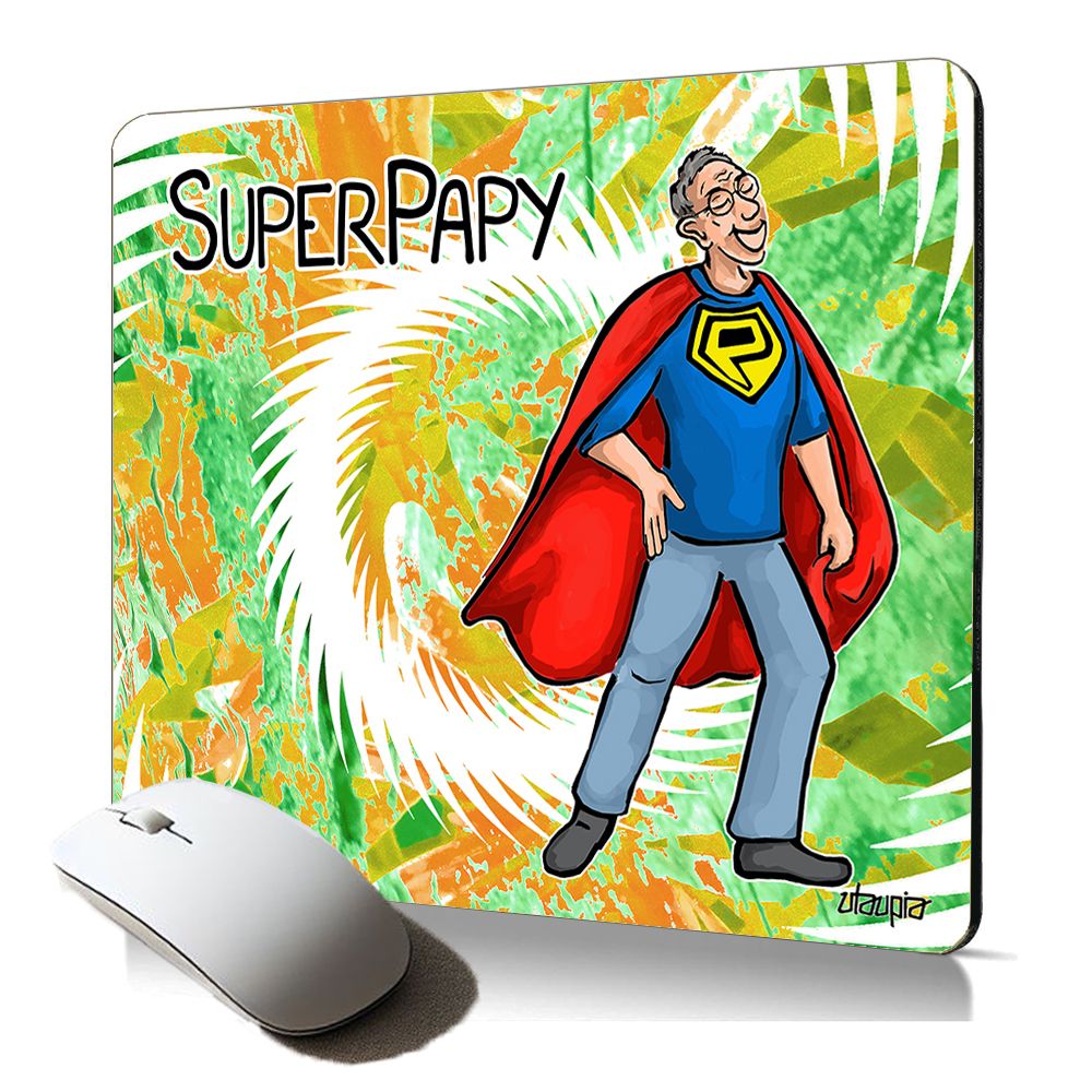 Utaupia Super Dad Comics Flexible Mouse Pad