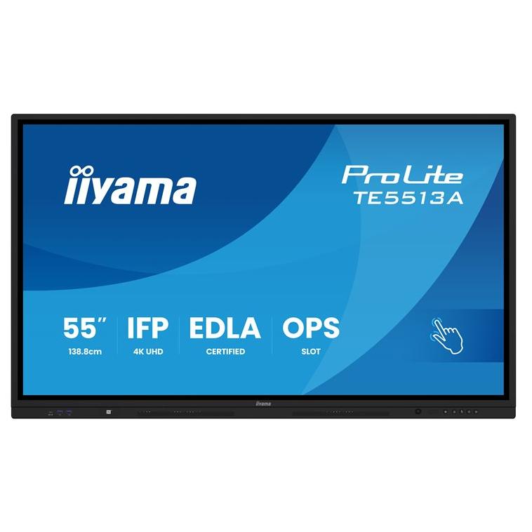 Iiyama ProLite TE5513A-B2AG - 55" 4K LED Interactive Display with Touchscreen