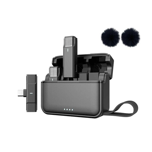 Movincam Wireless Microphone Pack (2 Microphones + 1 USB-C Receiver)