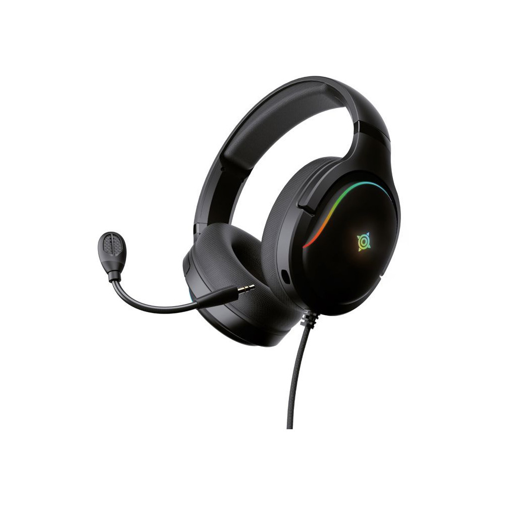 Nova Gaming Borealis Wired Gaming Headset - RGB LED Microphone - Black