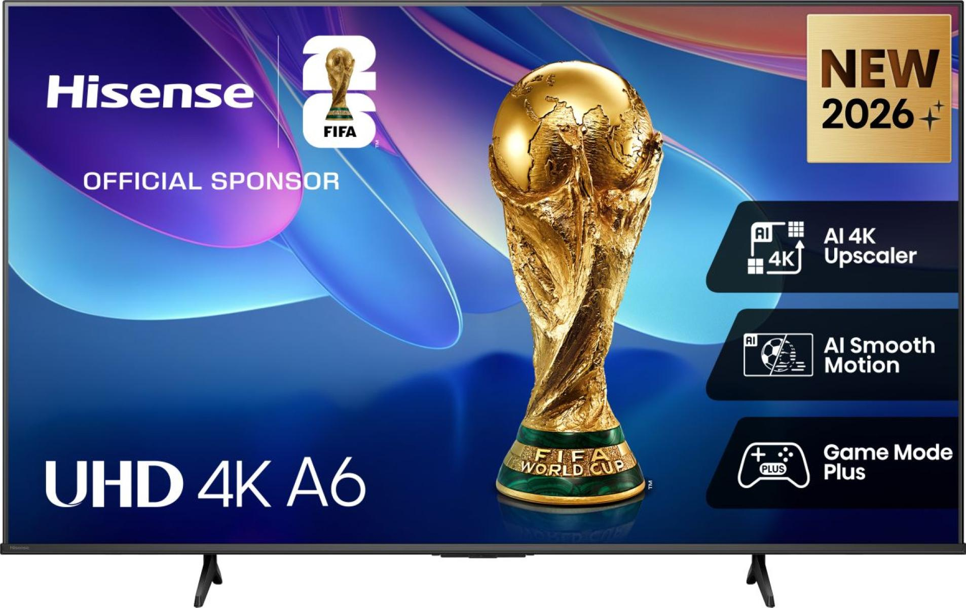 Hisense 43A6S 43" 4K Ultra HD Smart TV Wi-Fi Black
