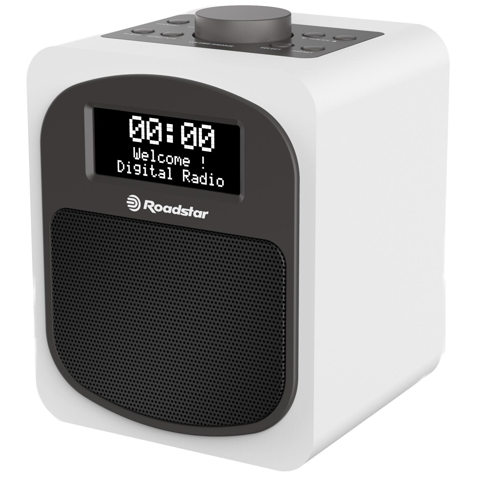 Roadstar Digital Portable Radio HRA-600D+ White