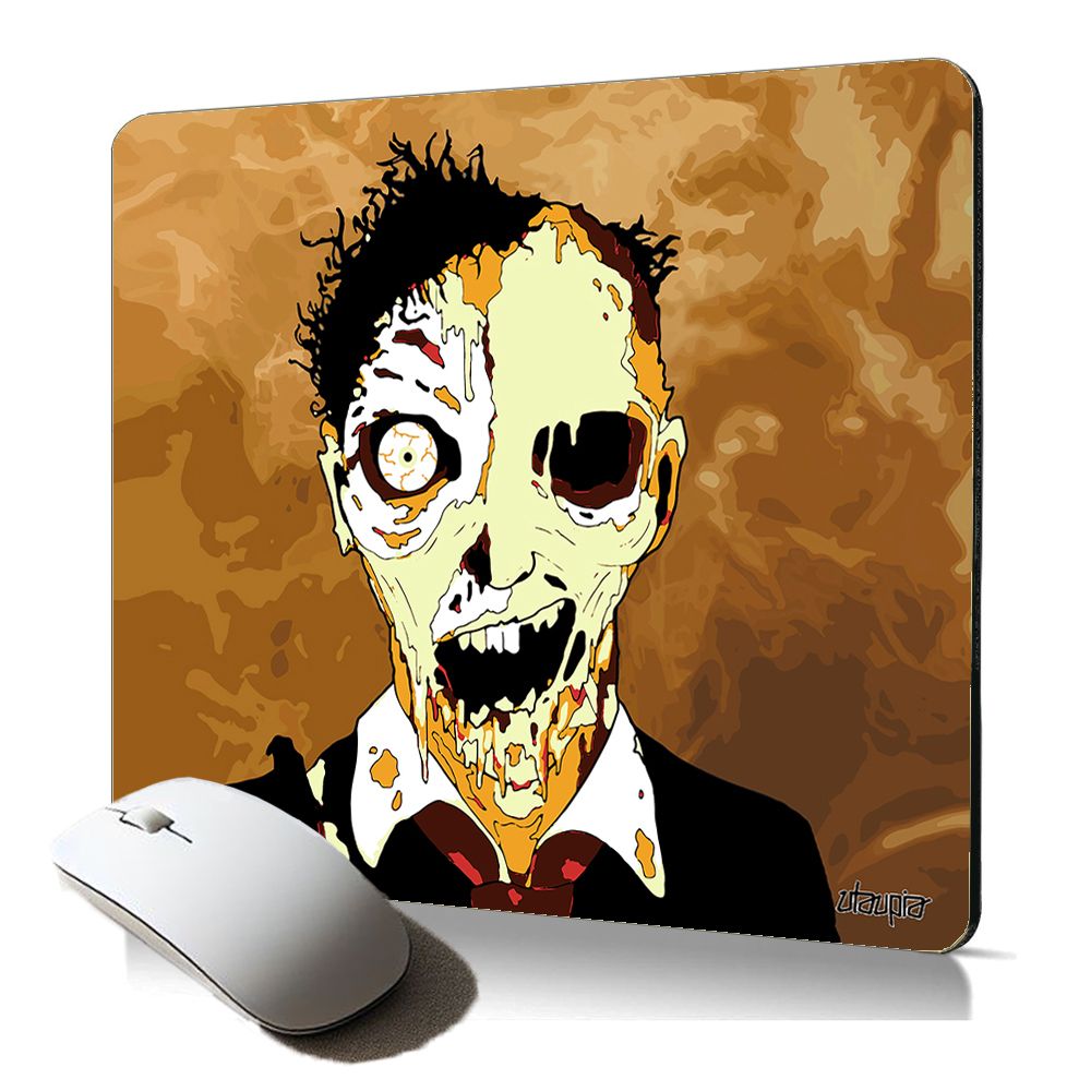 Utaupia Soft Mouse Pad - Zombie Mist End of the World Horror Theme