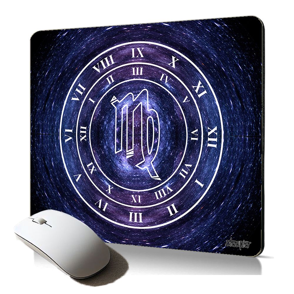 Utaupia Astrological Sign Virgo Zodiac Pattern Soft Mouse Pad