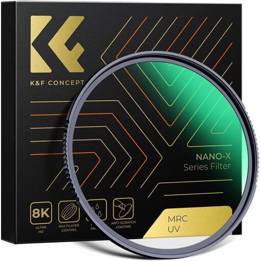 Filtro UV de BDSFGDFHDFG de 67 mm, serie Nano-X, super delgado con capas múltiples, resistente al agua y a rayones para objetivo de cámara