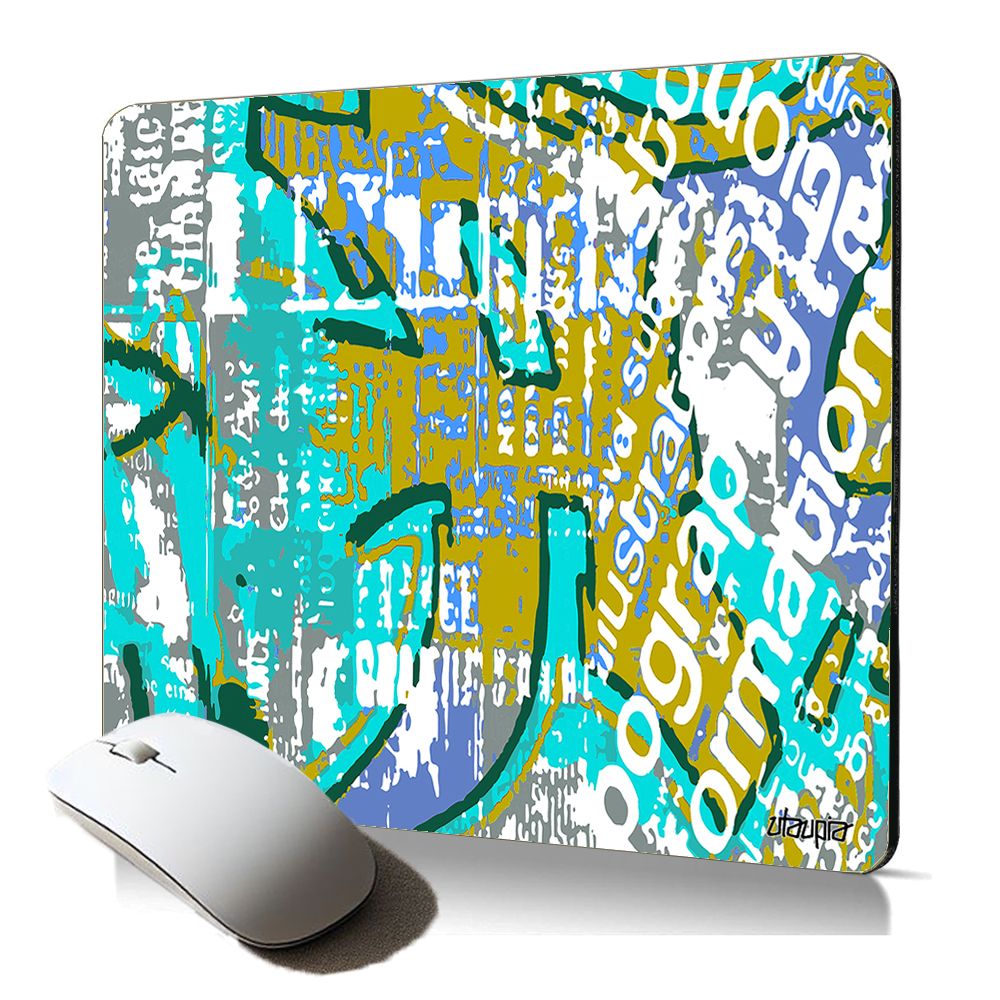 Utaupia Soft Mousepad: Street Art Design for PC Gaming
