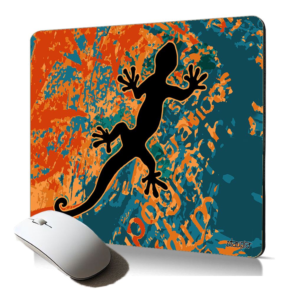 Tapis de souris souple Utaupia - Symbole animal salamandre