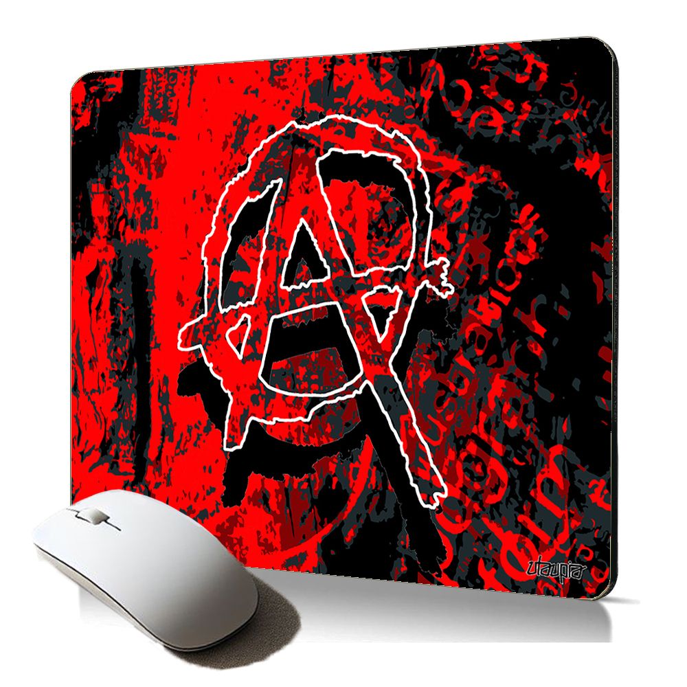 Utaupia Soft Mouse Pad - Anarchy Design