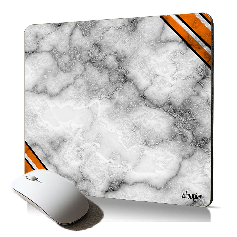 Alfombrilla de ratón suave de Utaupia con diseño geométrico mármol, accesorio artístico para PC y juegos