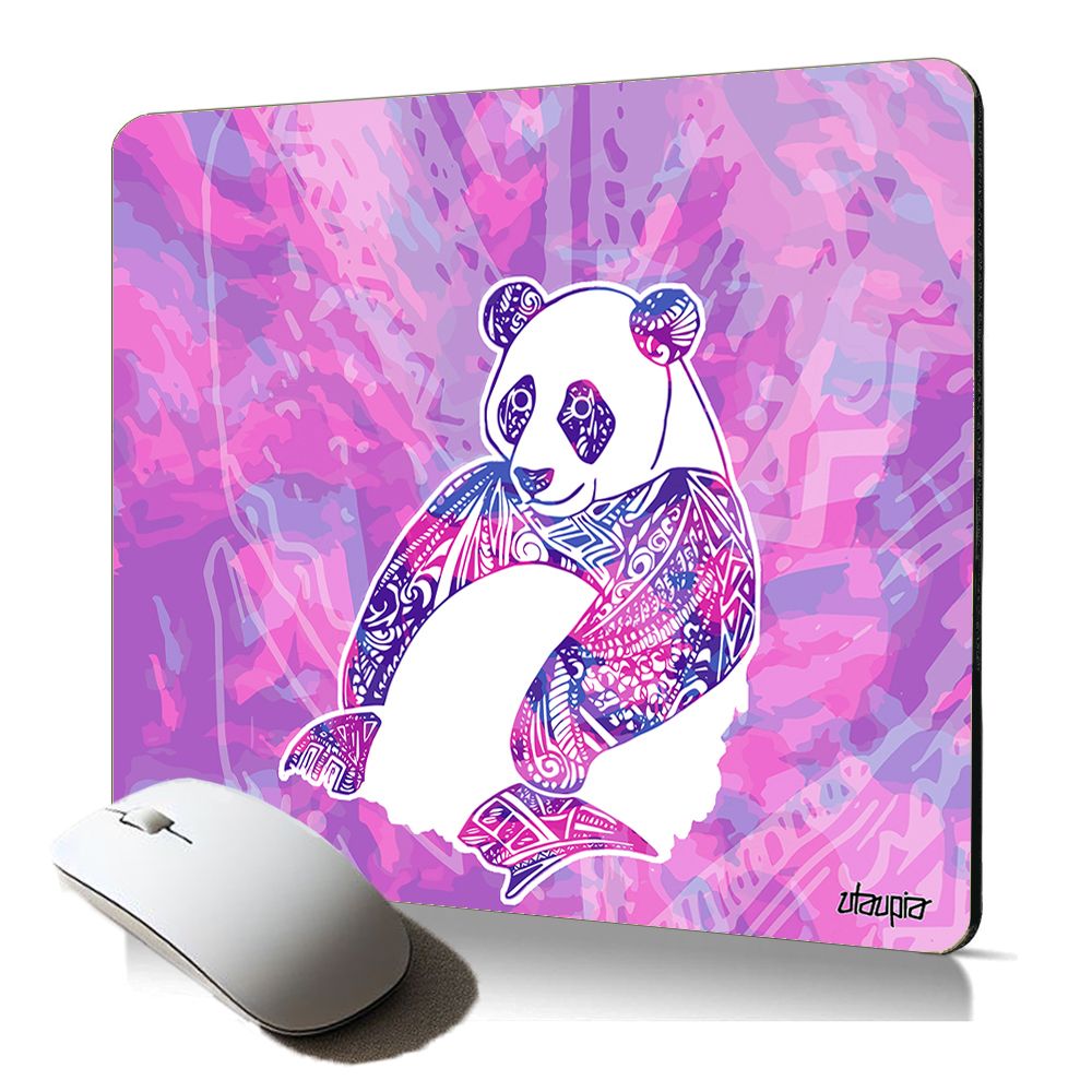 Utaupia Soft Mouse Pad - Panda Design, Multi-Color, Standard Size
