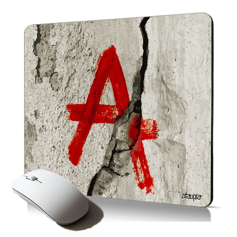 Tapis de souris souple Utaupia - Anarchie Graffiti Mur d'art
