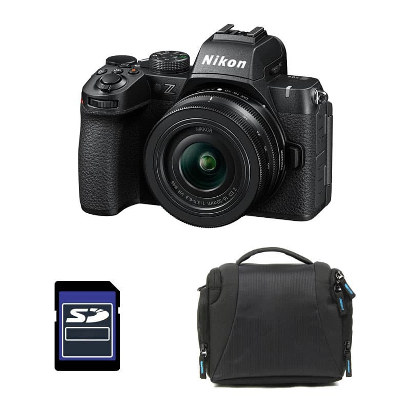 Nikon Z50 II + NIKKOR Z 16-50 Lens + 3-Year Warranty + Bag + 16GB SD Card