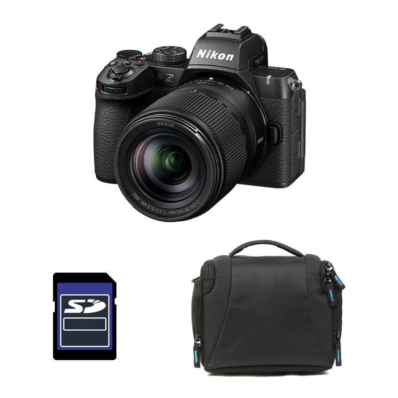 Nikon Z50 II + Lente Z 18-140 + Garantía de 3 años + Bolso + Tarjeta SD de 16 GB