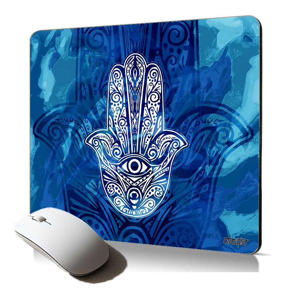 Tapis de souris ergonomique Fatima aux motifs berbères, talisman d'Utaupia