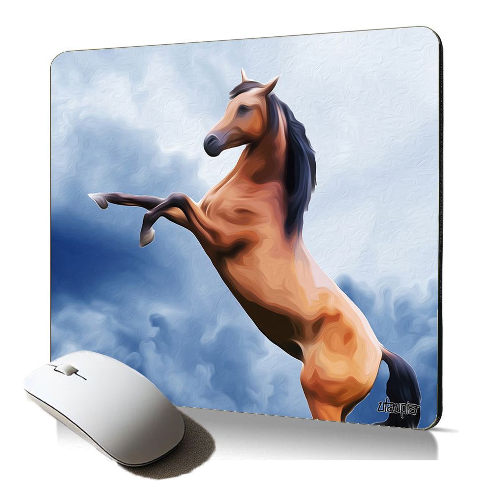Utaupia Soft Mouse Pad - Horse Riding Design