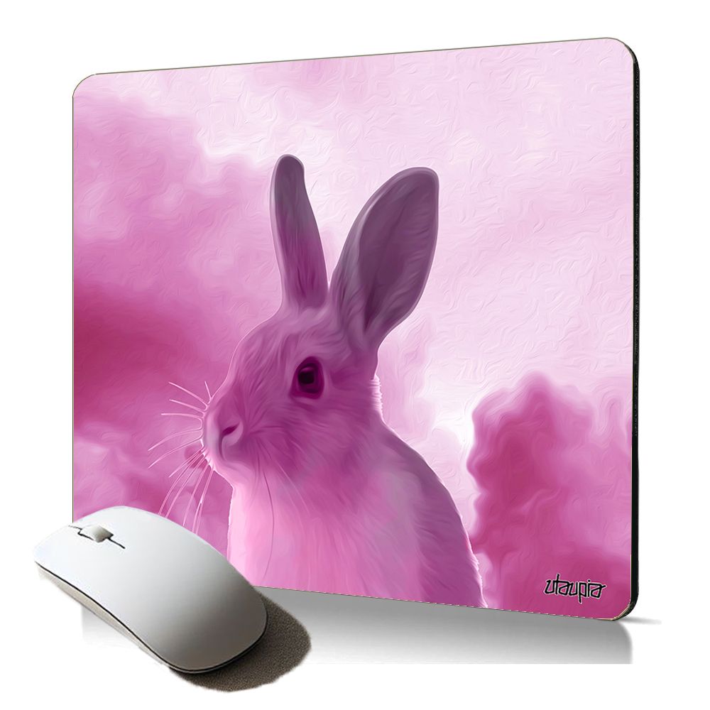 Utaupia Soft Mouse Pad - Rabbit Design, Waterproof & Anti-slip