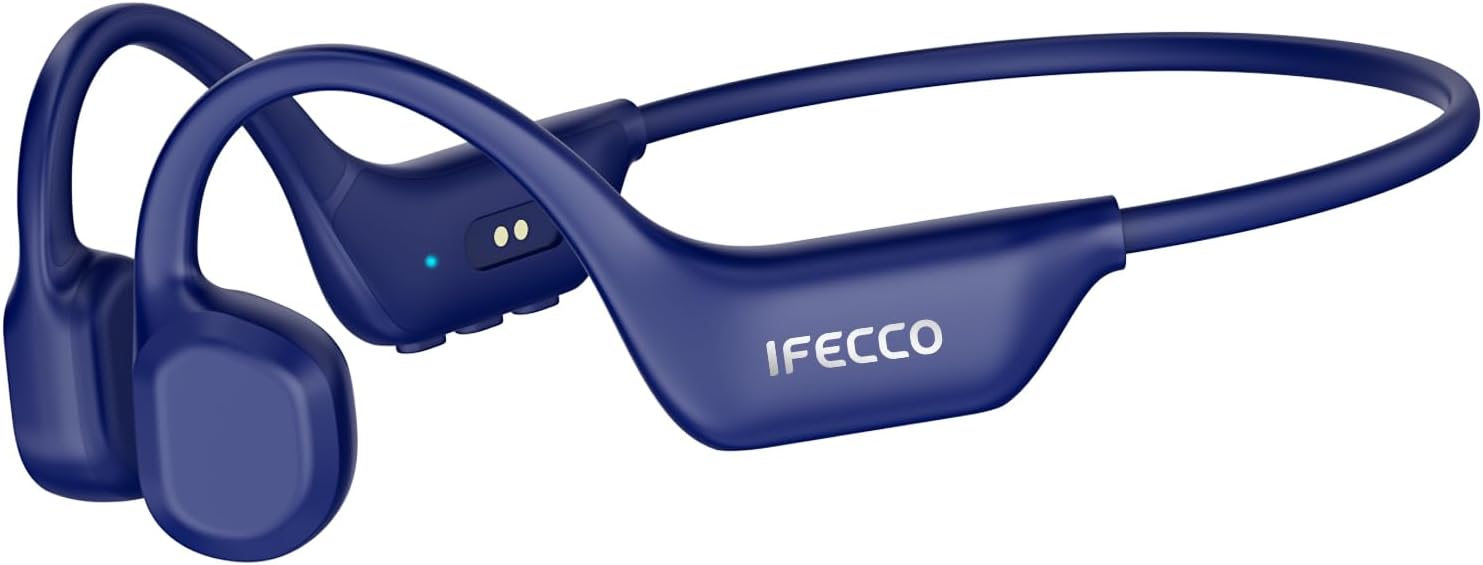 Casque de conduction osseuse Bluetooth 6.0, étanche IP67 écouteurs ouverts sans fil pour sport avec micro pour course, sport, cyclisme et fitness