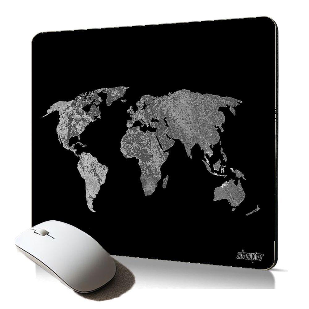 Utaupia World Map Soft Mouse Pad - Gaming Accessory