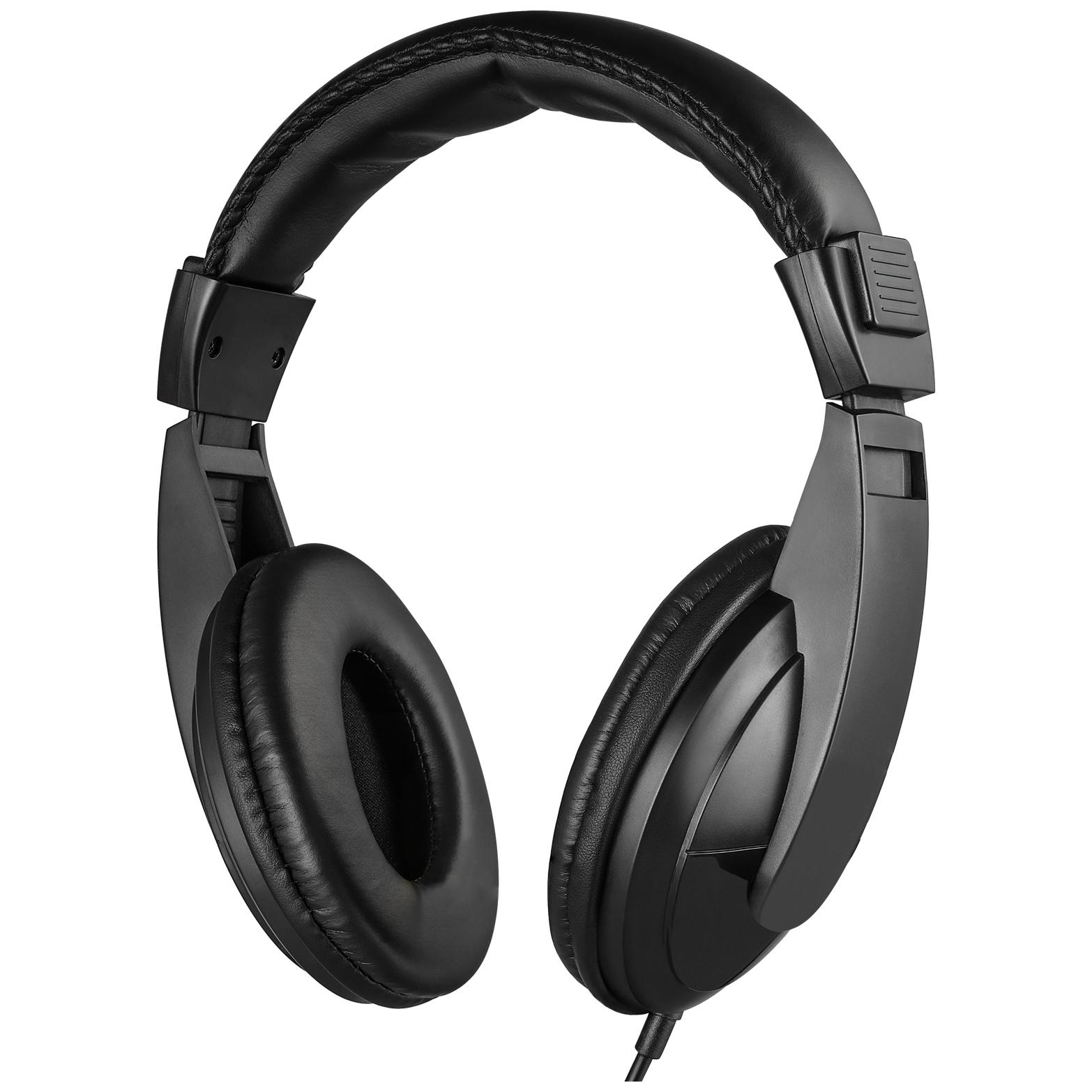 Sandberg 325-29 Wired Headphones with Headband for Calls/Music, Black