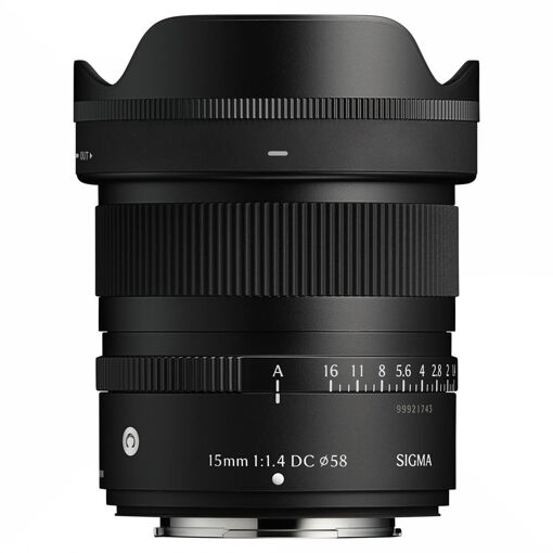 Sigma DC Contemporary 15mm f/1.4-16 Black Lens for Fuji X
