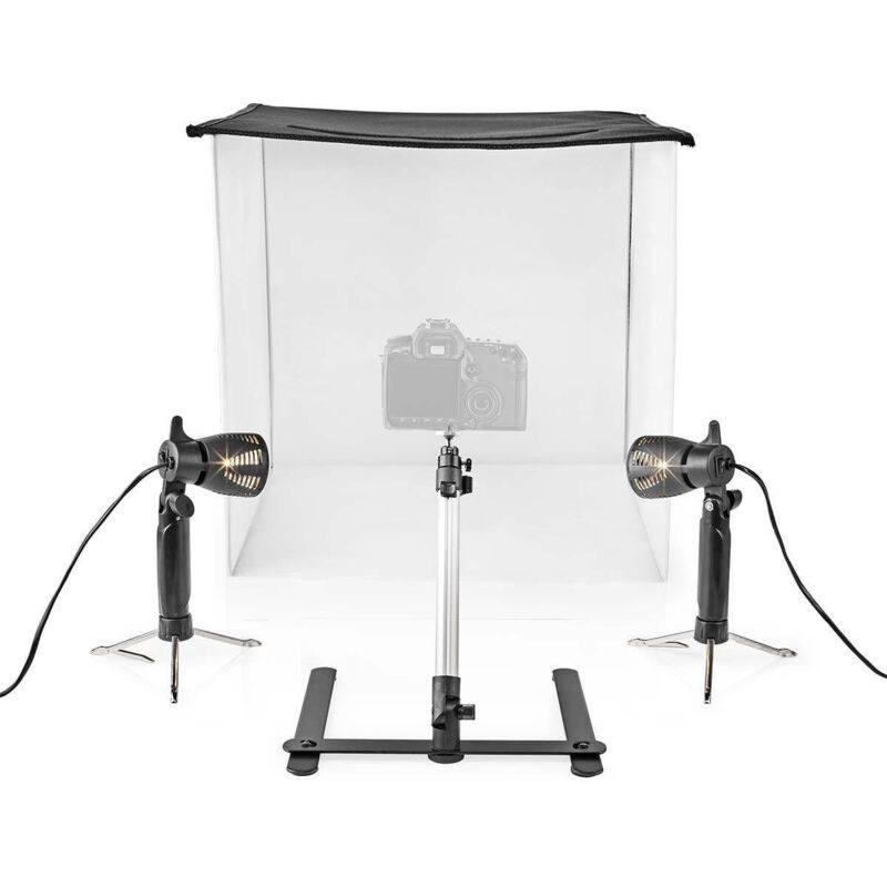 Nedis Studio Photo Kit 400LM Foldable Background with Travel Bag, Black