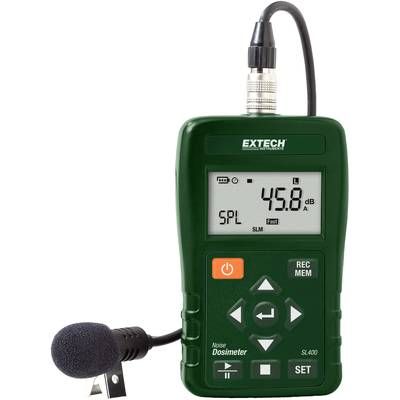 Extech SL400 Sound Meter Recorder - 30 to 143 dB, 20 Hz - 8 kHz USB S600881