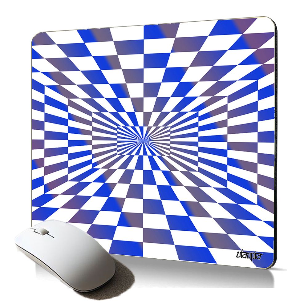 Tapis de souris souple Illusion d'optique moderne - Mirage Géométrie, Utaupia