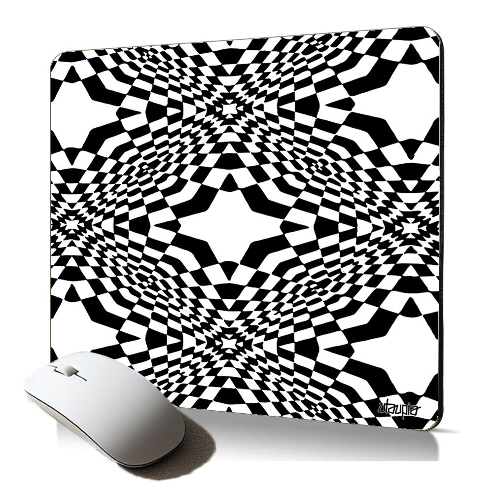 Tapis de souris Illusion Optique Étoile Utaupia