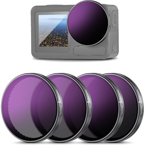 Neewer ND/PL Filters Set for DJI Osmo Action Cameras (3/4/5 Pro)