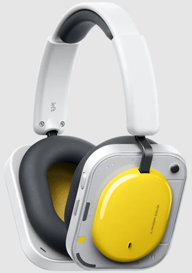 Nothing Headphones - Bluetooth 5.4 Earbuds - Yellow