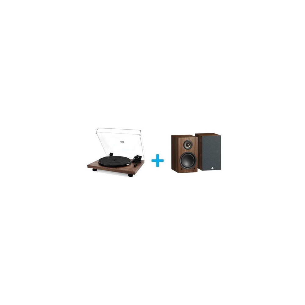 JVC Platinum Vinyl Player F64T + 2 Triangle Elara LN01A Amplified Speakers