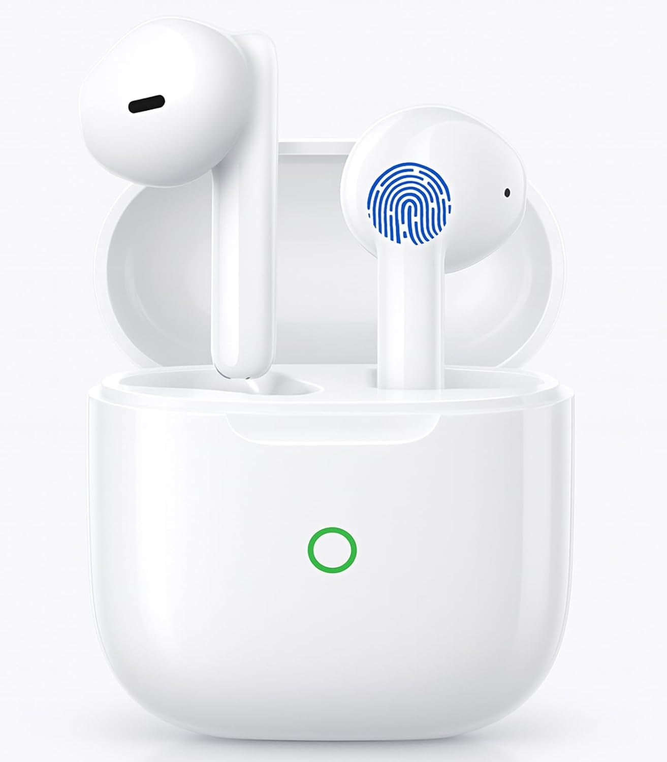 KALANKA Wireless Earbuds with Bluetooth 5.4, Noise Cancellation Mic, Hi-Fi Stereo Headphones, Touch Control, IPX8 Waterproof for iPhone/Android