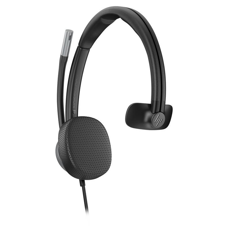 Auricular HP Poly Mission 615 - Overear - Cancelación activa de ruido - USB A/USB C - Negro