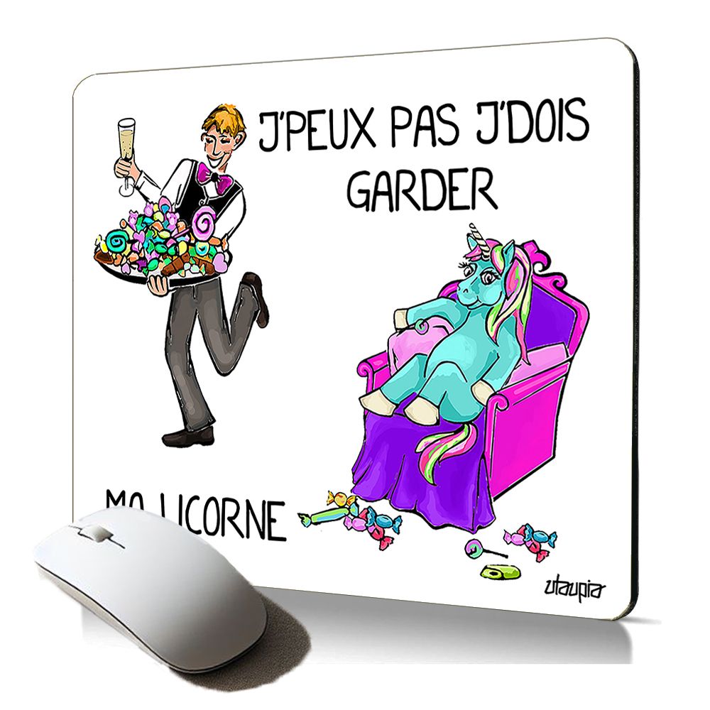 Utaupia Soft Mouse Pad - Unicorn Design, Anti-Slip, Quality Gift
