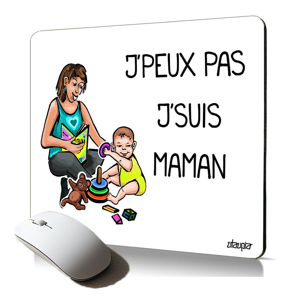 Rodillo de ratón suave Utaupia - Chistes de mamá, regalo perfecto para el Día de la Madre