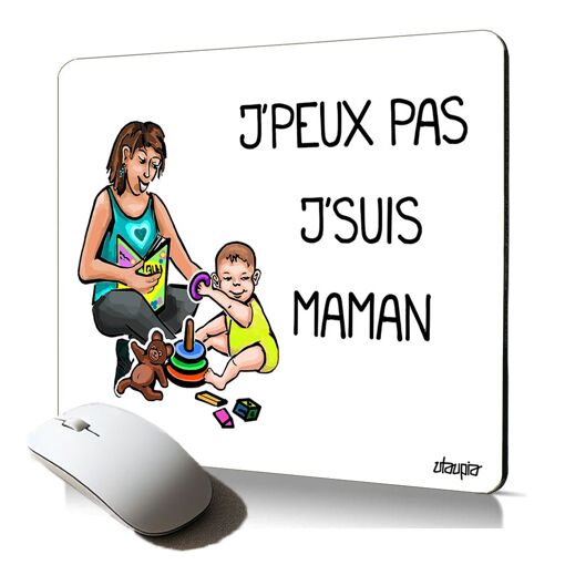 Rodillo de ratón suave Utaupia - Chistes de mamá, regalo perfecto para el Día de la Madre