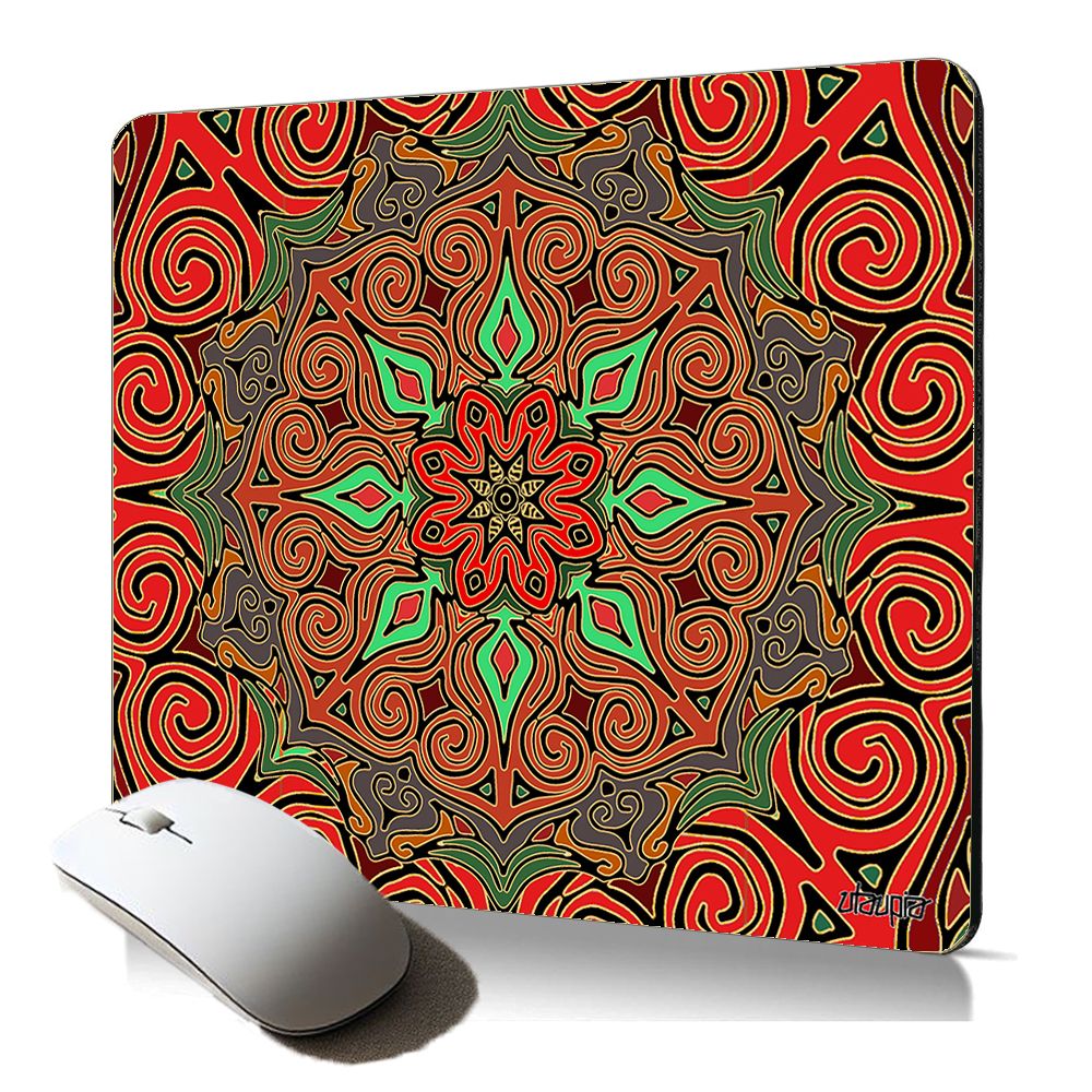 Utaupia Soft Mouse Pad - Tibetan Mandala Design, Gaming and Work Accessory