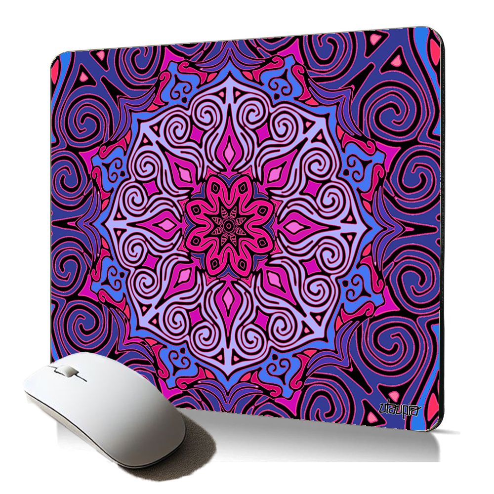 Utaupia Tibetan Rose Mandala Soft Mouse Pad