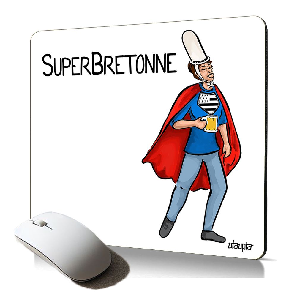Utaupia Soft Mouse Pad - Breton Comic Heroes