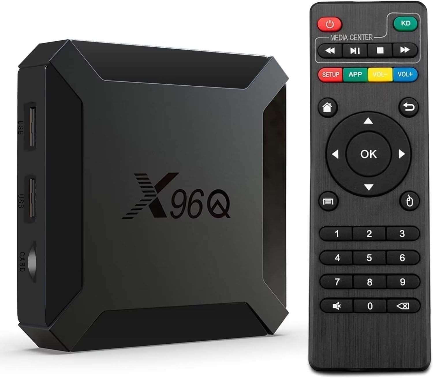 X96Q IPTV Box - Android 10 Smart TV, 2GB RAM, 16GB ROM, WiFi, Allwinner H313, 4K HD Support