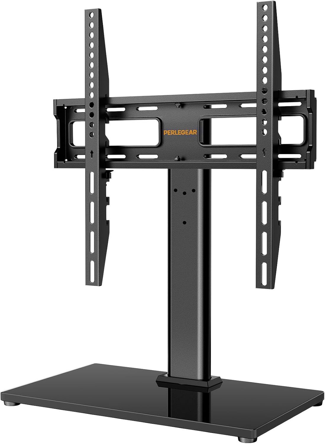 Perlegear TV Stand with Swivel and Height Adjustable Function for Screens 26"-60"