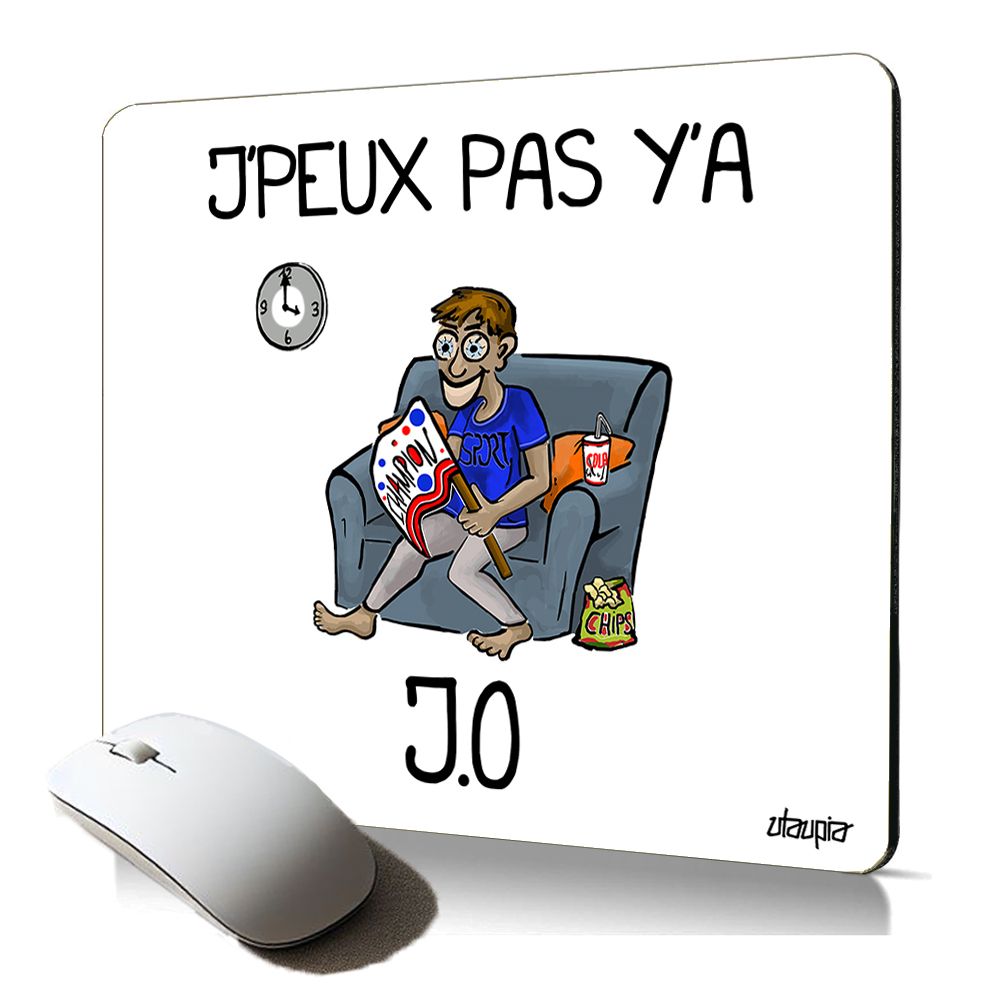 Utaupia Soft Mouse Pad - Humoristic Design, Athletic Performance