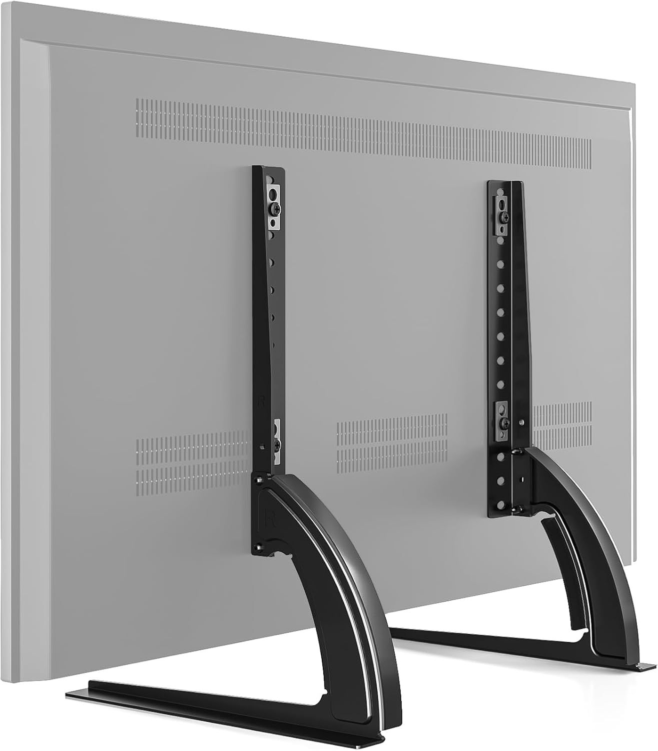 RFIVER Universal TV Stand for Table - TV Mount with Height Adjustment, VESA Compatible 32"-55", 40kg Capacity