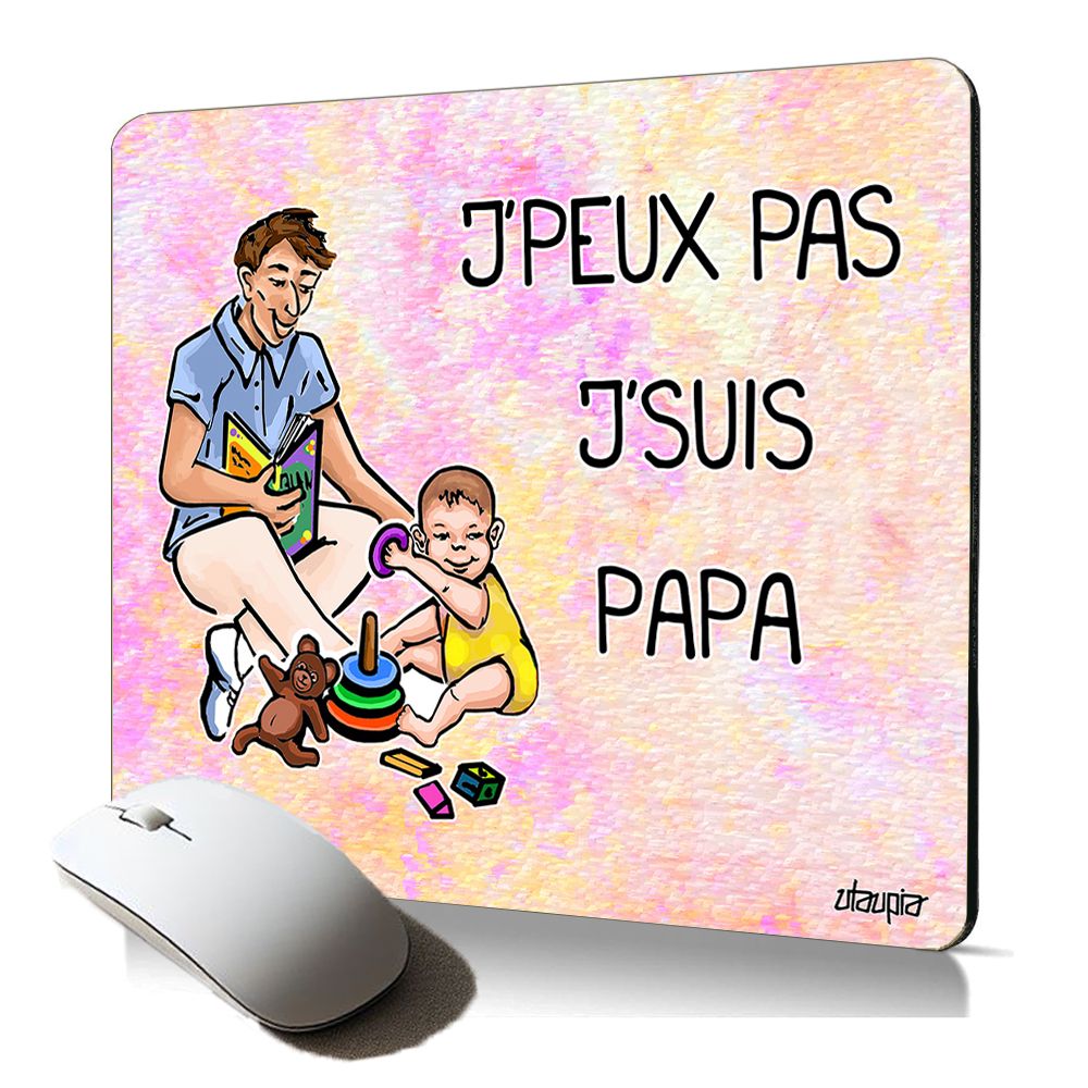 Utaupia Soft Mousepad - Dad Jokes, Waterproof and Durable