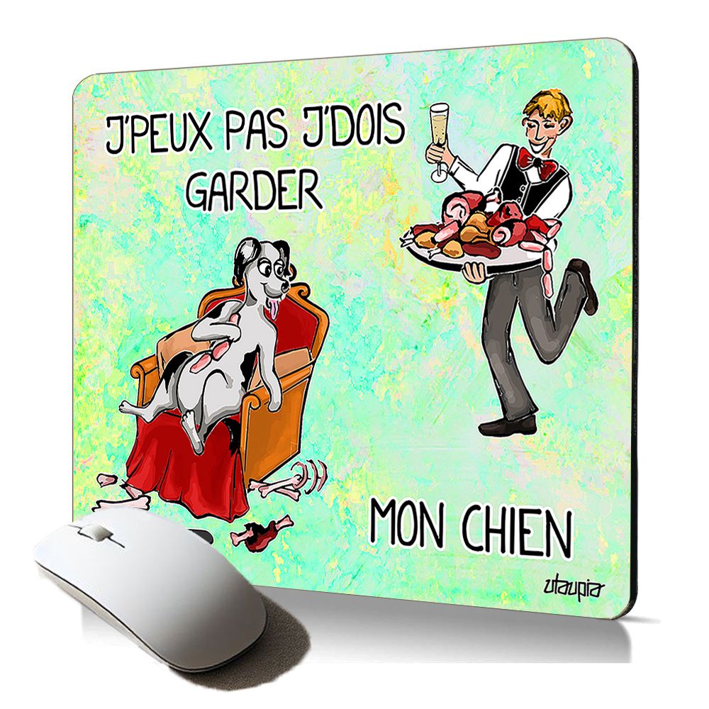 Utaupia Soft Mousepad - Unique Dog Themed Design for PC Users