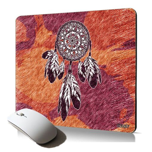 Utaupia Soft Mouse Pad - Inca Dream Catching Stars Yoga Ethnic Artist Pastel Design