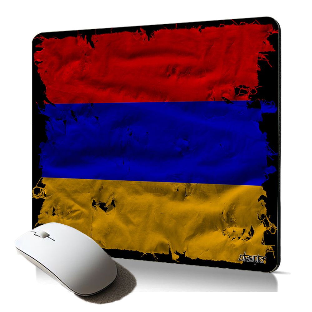 Utaupia Soft Mouse Pad - Armenia Flag, Professional World Cup Sports Design